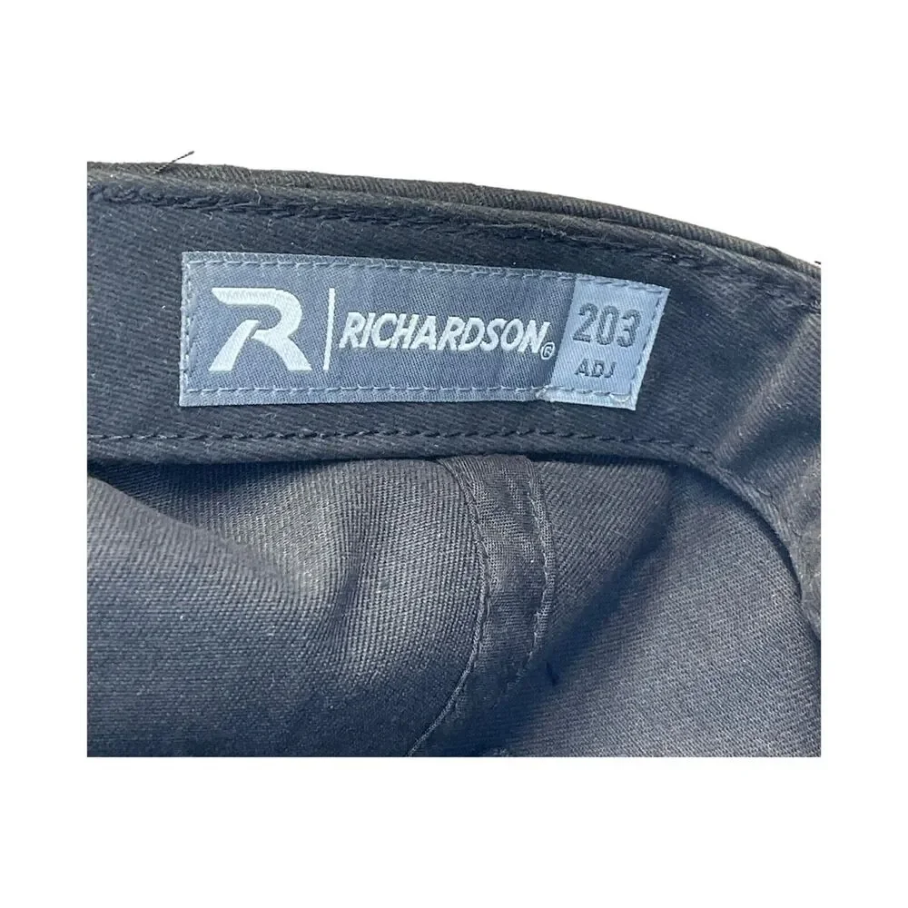 Richardson Black Louisville Slugger IDT Softball Boulder Colorado Strapback Cap - Picture 5 of 6